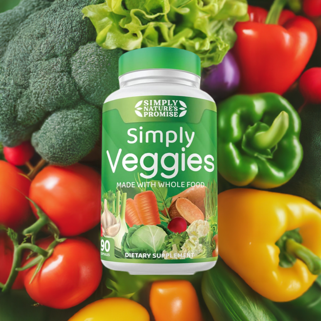 - 90 Veggie Capsules - Made with Whole Food Superfoods, Packed with Beta Carotene & 18 Different Vegetables - 100% Soy Free