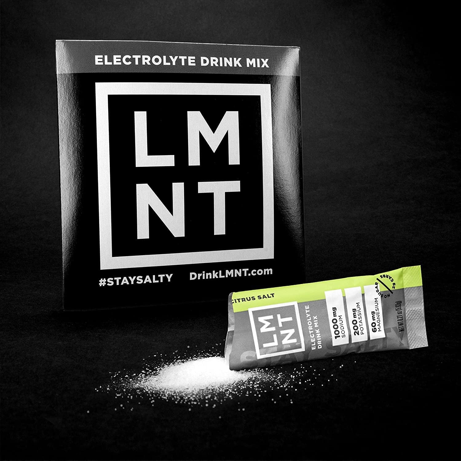 LMNT Zero-Sugar Electrolytes - Sampler Salt - Hydration Powder Packets | No Artificial Ingredients | Keto & Paleo Friendly | 8 Sticks