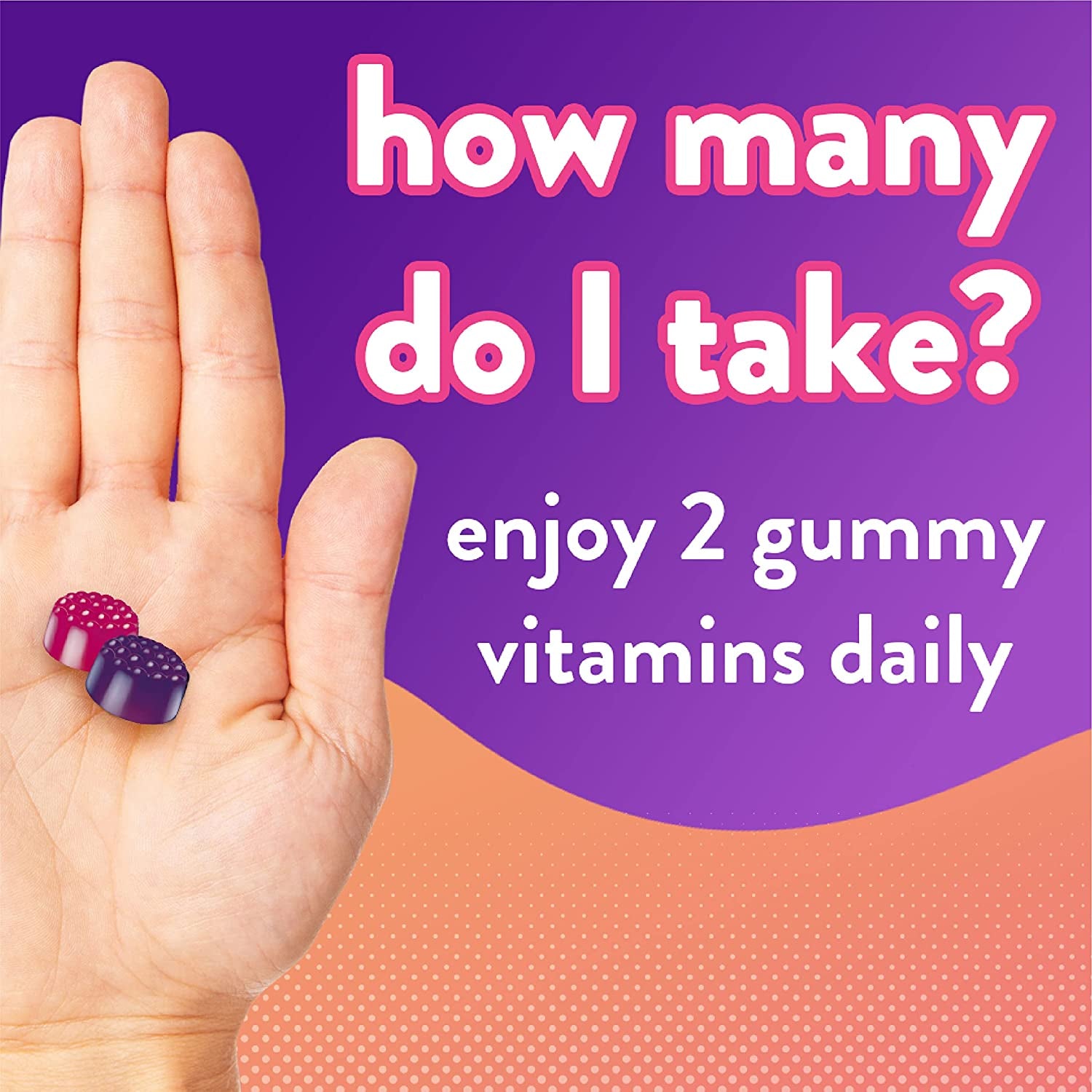 Vitafusion Womens Multivitamin Gummies, Berry Flavored Daily Vitamins for Women with Vitamins A, C, D, E, B-6 and B-12, America’S Number 1 Gummy Vitamin Brand, 75 Days Supply, 150 Count