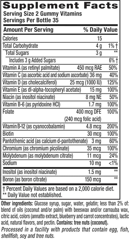 Multivites Gummy Vitamins, 70Ct (Pack of 3)