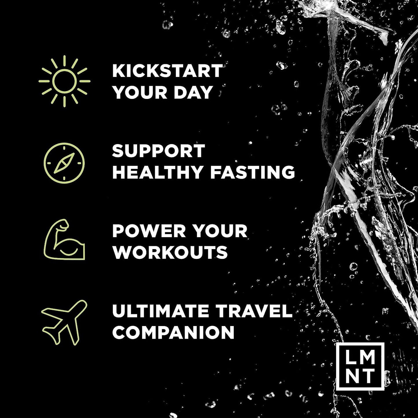 LMNT Keto Electrolyte Powder Packets | Paleo Hydration Powder | No Sugar, No Artificial Ingredients | Citrus Salt | 30 Stick Packs