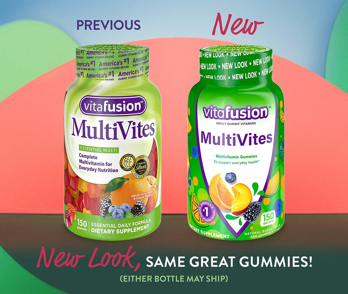 Multivites Gummy Vitamins, 70Ct (Pack of 3)