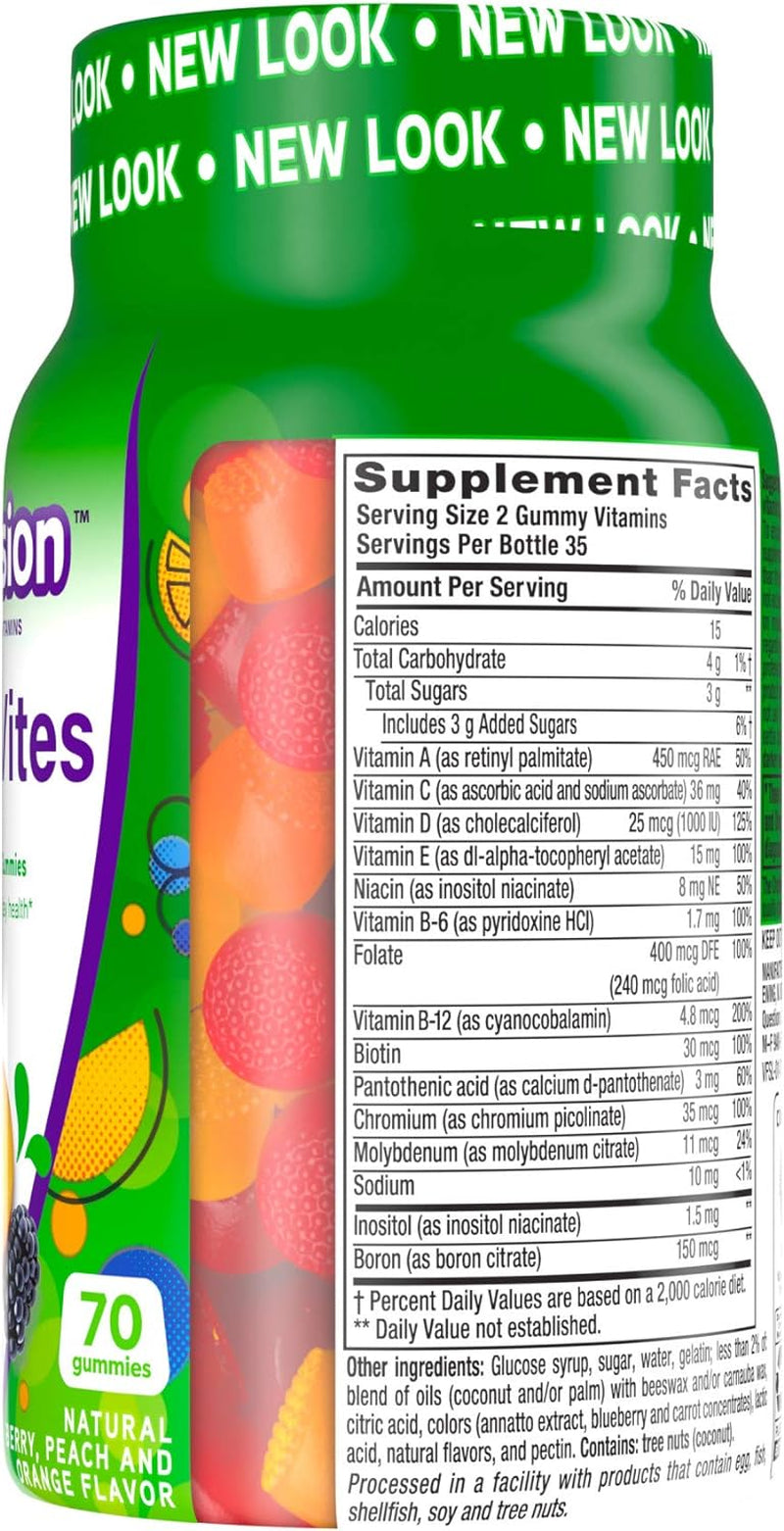 Multivites Gummy Vitamins, 70Ct (Pack of 3)