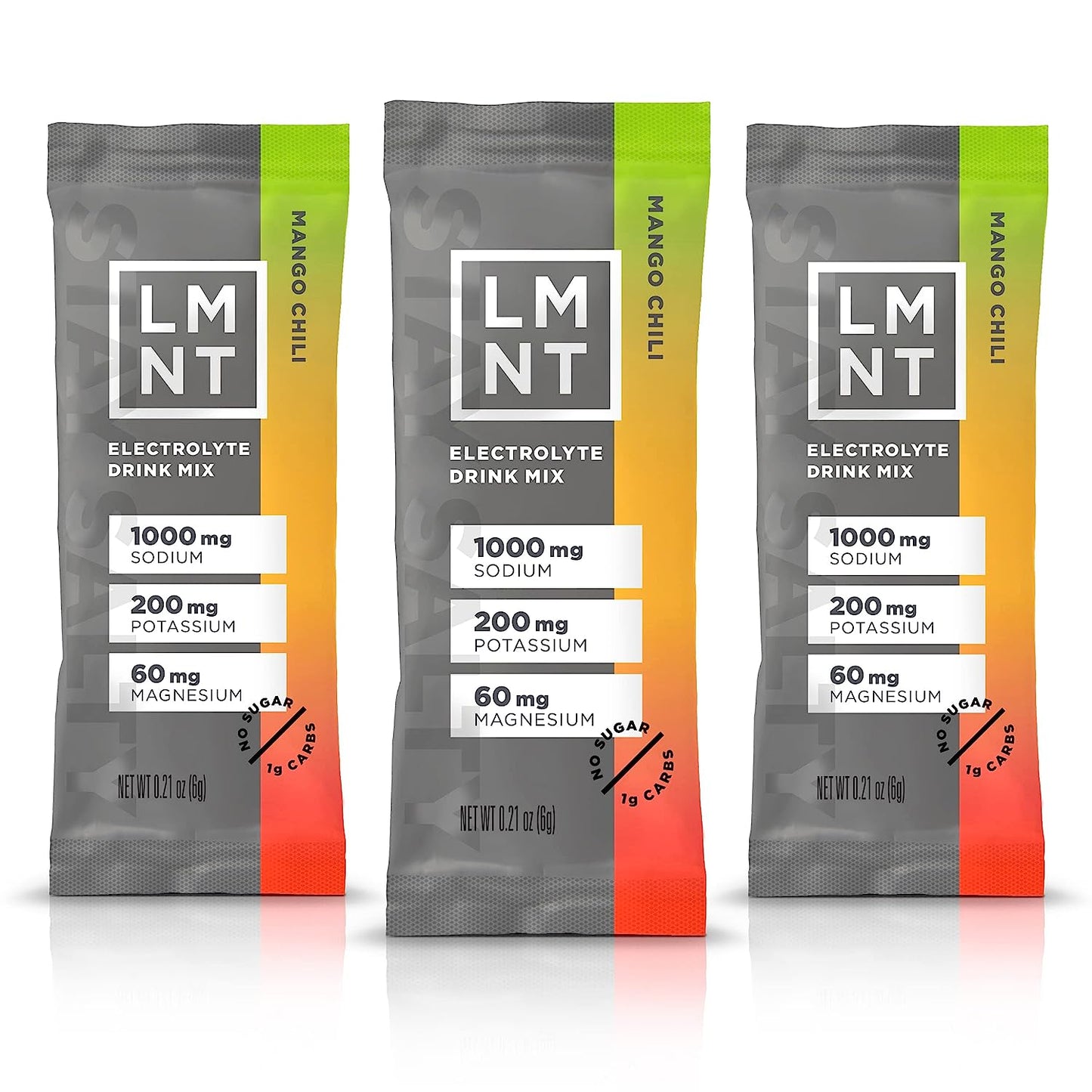 LMNT Keto Electrolyte Powder Packets | Paleo Hydration Powder | No Sugar, No Artificial Ingredients | Mango Chili | 30 Stick Packs