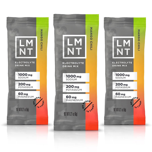 LMNT Keto Electrolyte Powder Packets | Paleo Hydration Powder | No Sugar, No Artificial Ingredients | Mango Chili | 30 Stick Packs