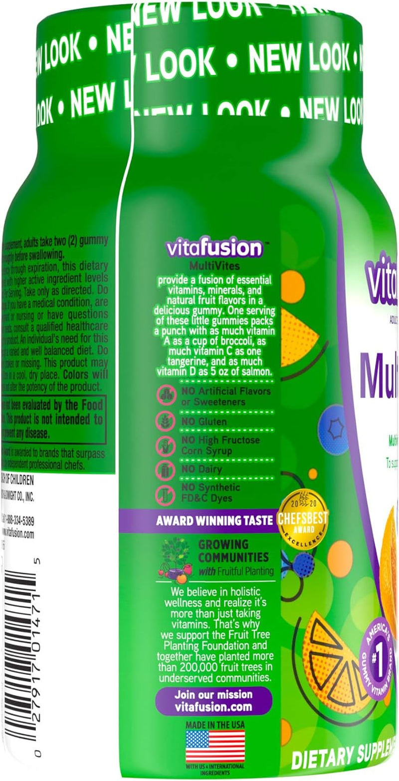 Multivites Gummy Vitamins, 70Ct (Pack of 3)