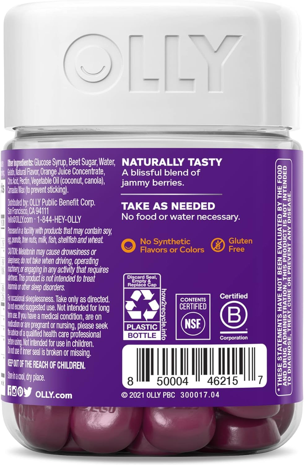 Sleep Immunity Melatonin Gummy, Vitamin C, Zinc, Echinacea, 3Mg Melatonin, Immune and Sleep Support, Berry - 36 Count