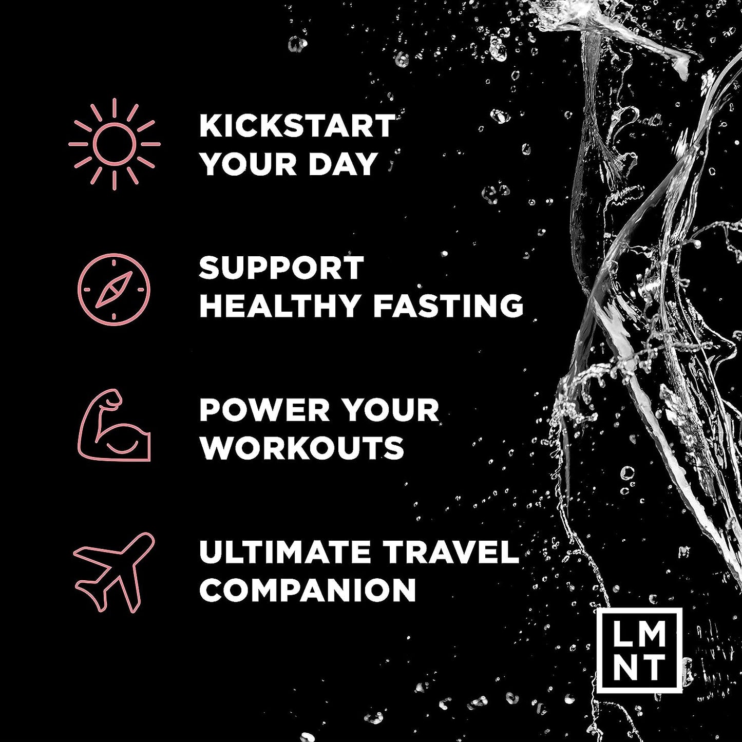 LMNT Keto Electrolyte Powder Packets | Paleo Hydration Powder | No Sugar, No Artificial Ingredients | Raspberry Salt | 30 Stick Packs