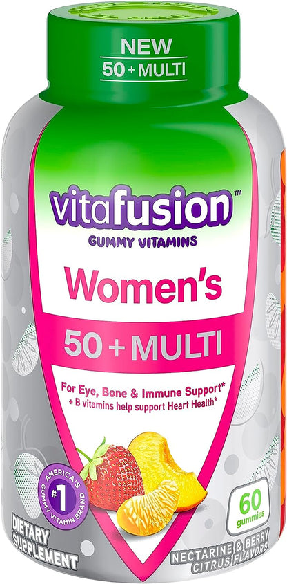 VITAFUSION Women'S 50+ Multivitamin Daily Support Supplement 60 Count