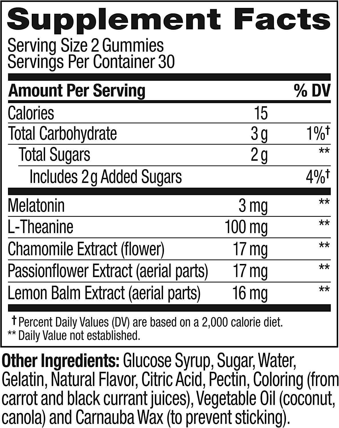 Sleep Gummy, Occasional Sleep Support, 3 Mg Melatonin, L-Theanine, Chamomile, Lemon Balm, Sleep Aid, Strawberry, 60 Count (Pack of 1)